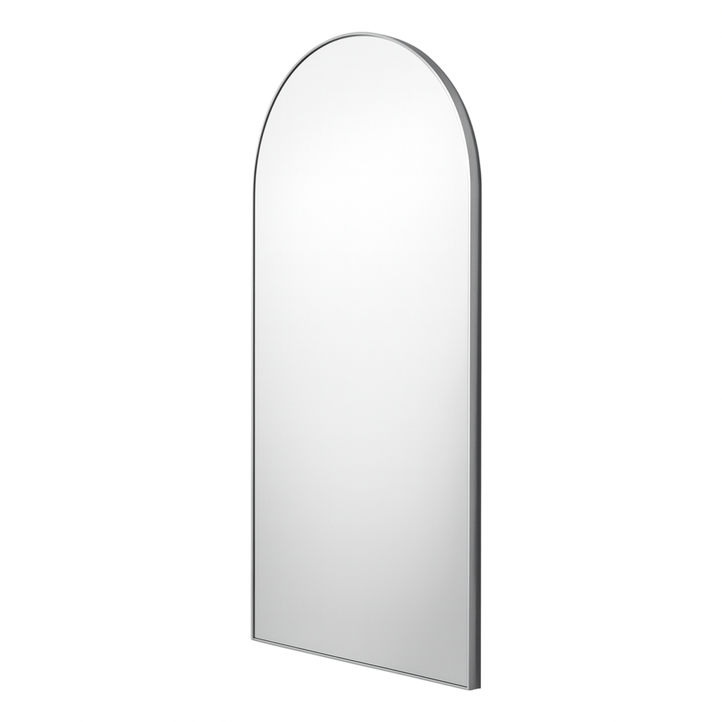 Dome Mirror Framed Aluminum