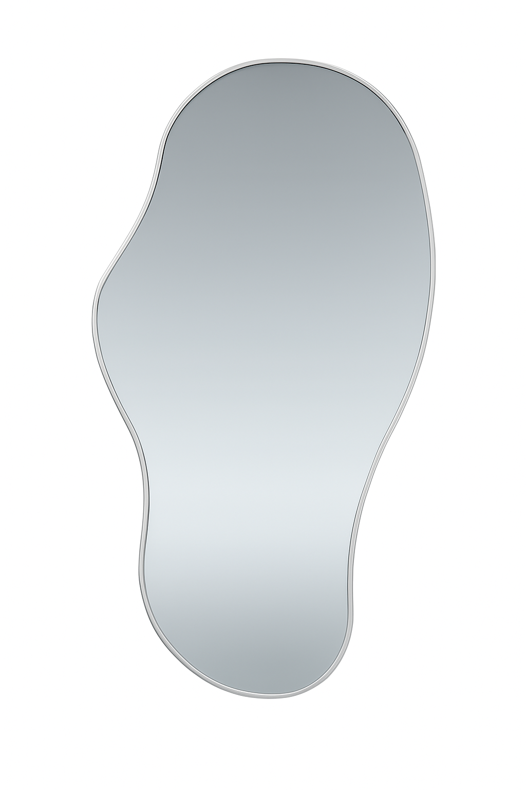 Puddle Mirror Framed Aluminum