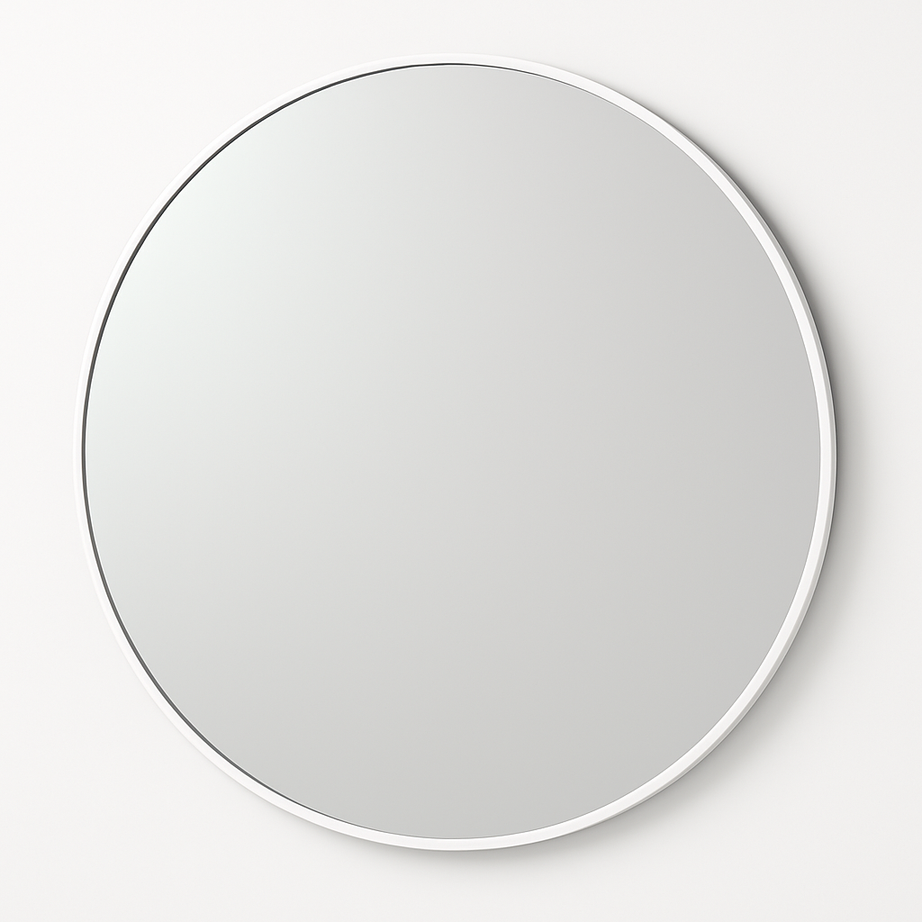 Round Mirror Framed Aluminum