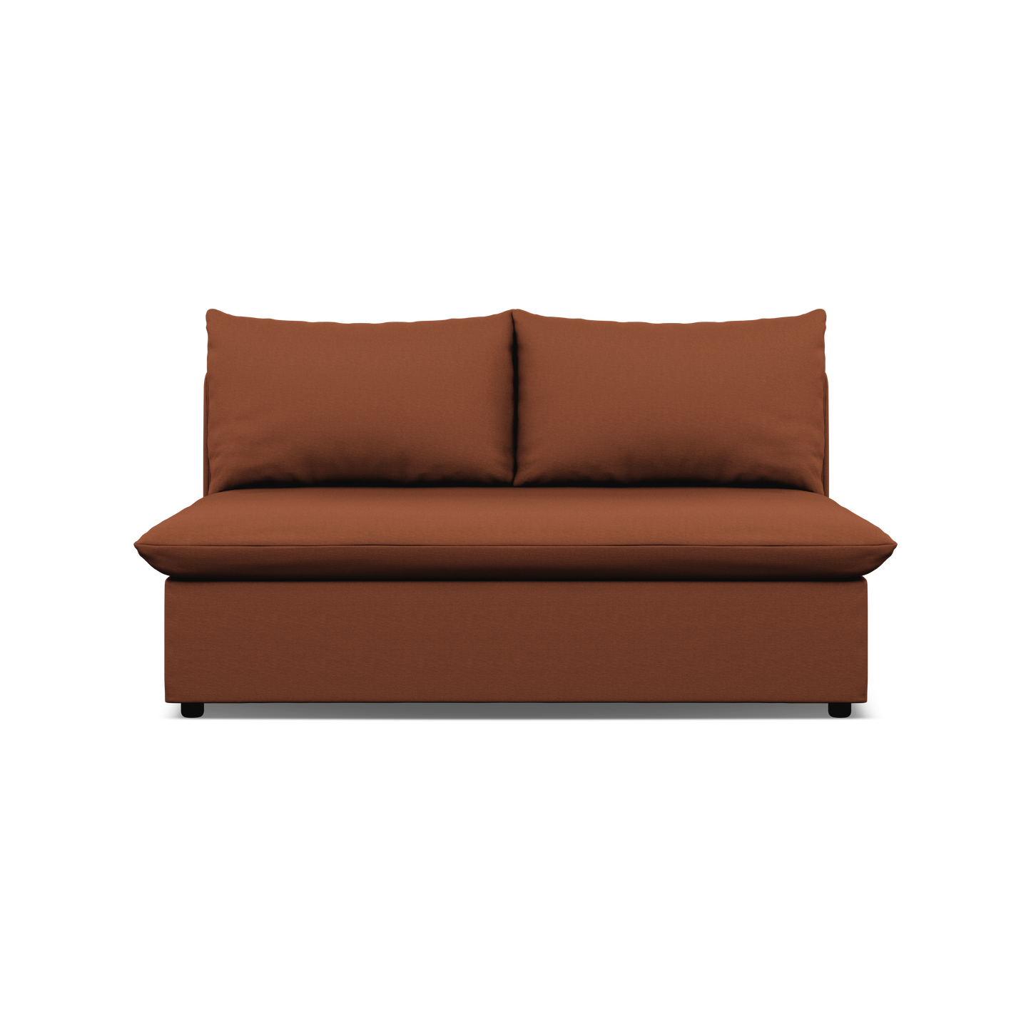 Delilah 2 Seater No Arms