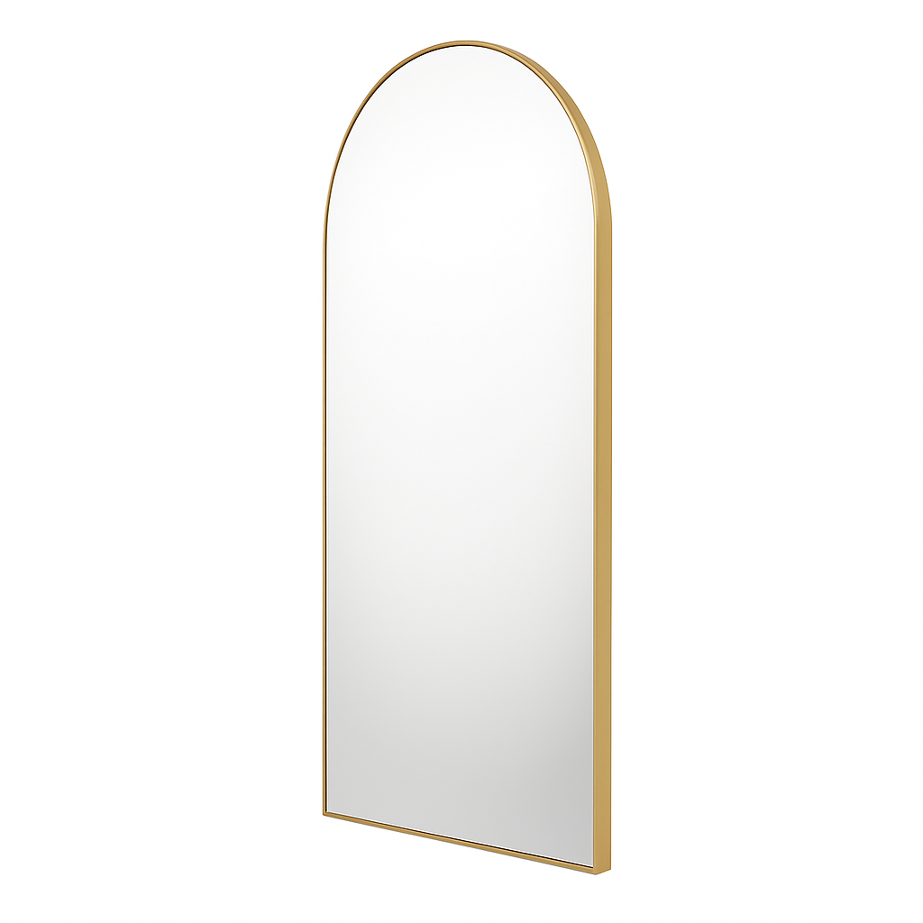 Dome Mirror Framed Aluminum