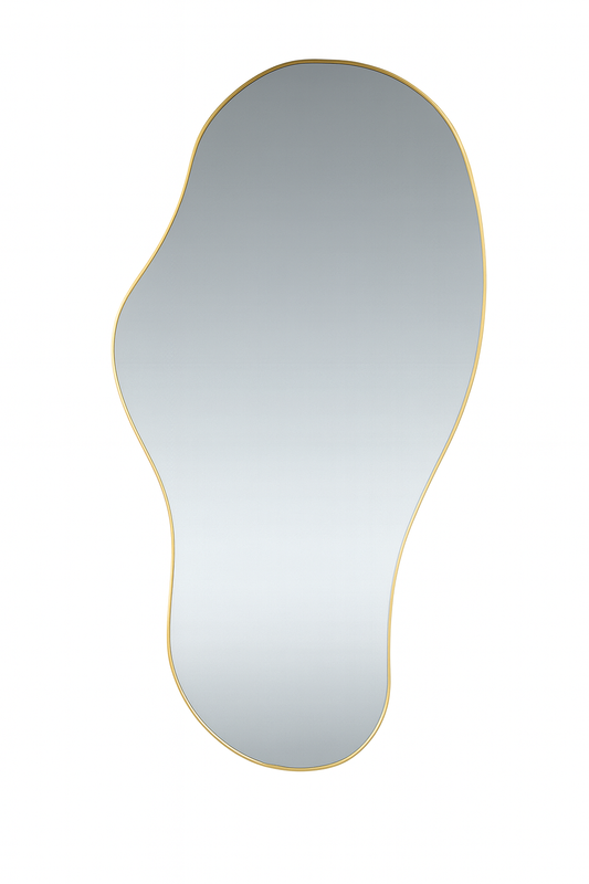 Puddle Mirror Framed Aluminum