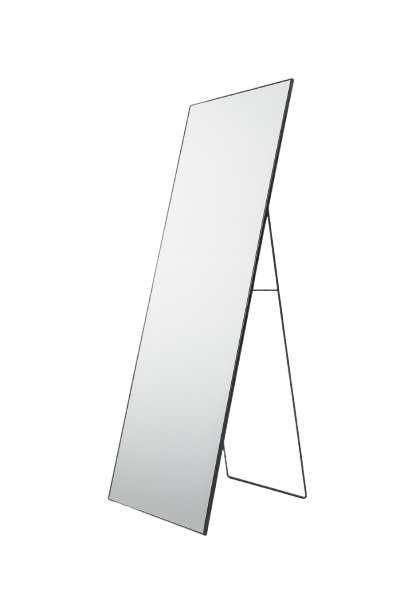 Rectangle Standing Mirror Framed Aluminum